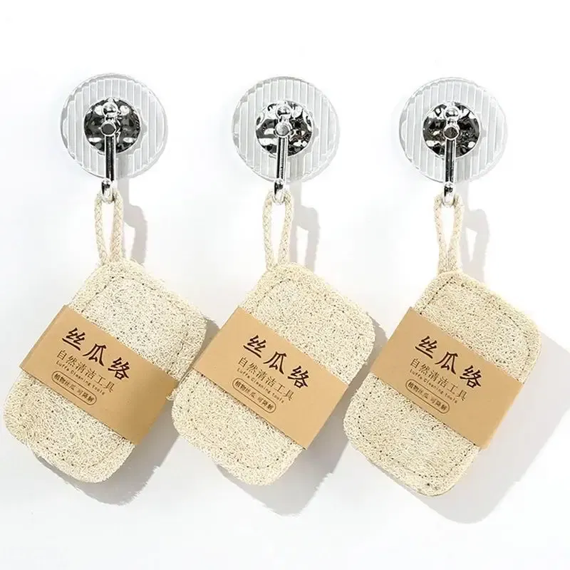 Color: Red, Ships From: CHINA - Natural Luffa Dish Washing Cloth Sponge Loofah Scrub Pad Dish Pot Easy To Clean Scrubber Sponge Kitchen Clean Brushes Pad