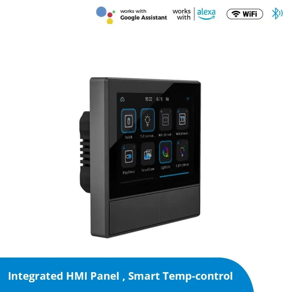 Color: GRAY, Ships From: CHINA - New! NSPanel Pro Smart Home eWeLink Control Panel Smart Scene Wall Switch Home Automation Thermostat VIa Alexa Alice Google