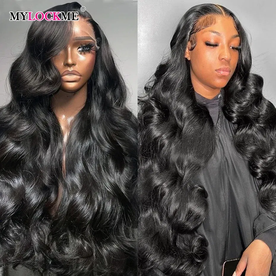 Color: #1, Ships From: CHINA, Stretched Length: 22INCHES, Density: 150% - 13x4 13x6 Transparent Body Wave Wig Pre Plucked Glueless 4x4 HD Lace Closure Wigs For Women Brazilian Lace Front Human Hair Wig