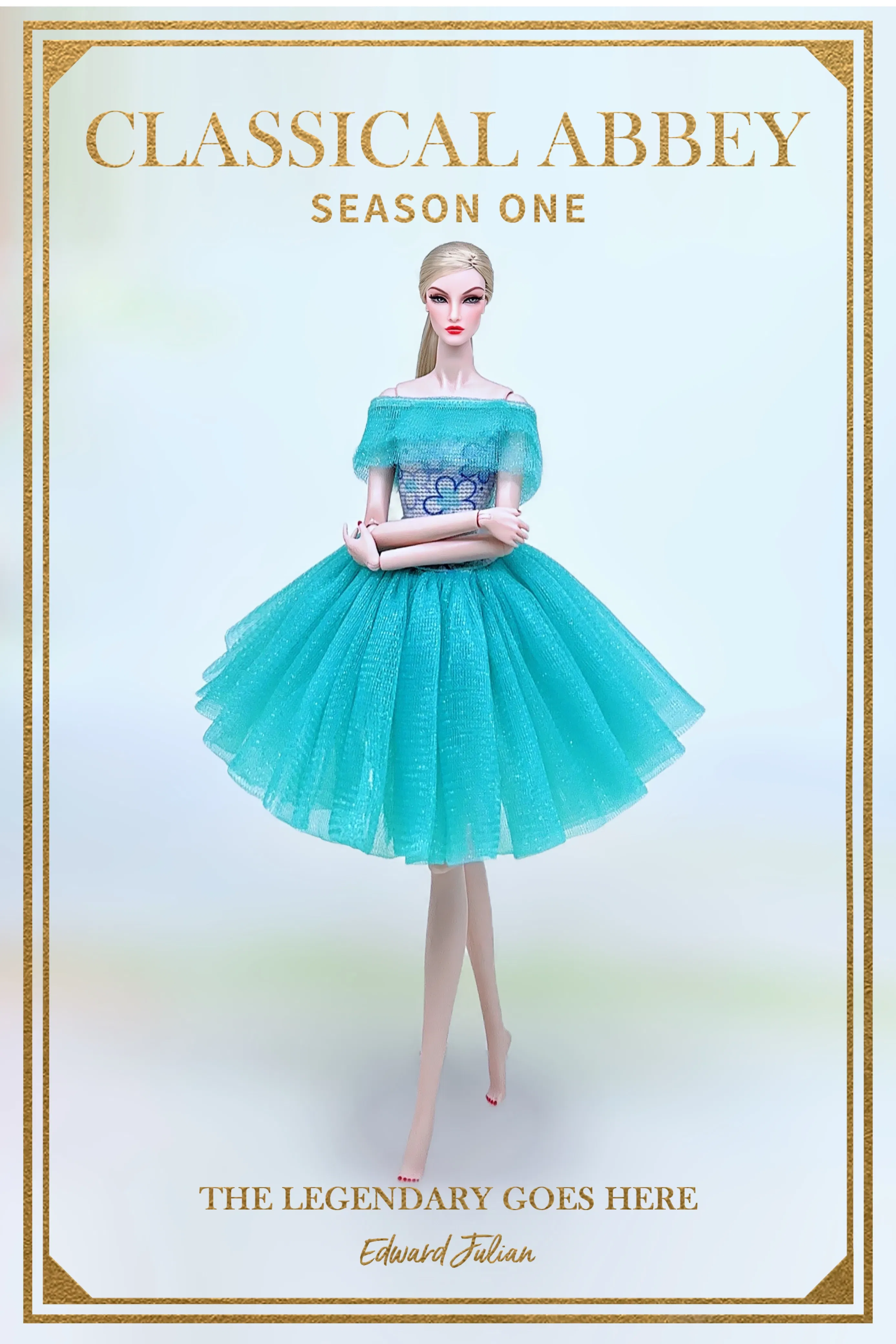 Color: Orange - for denim clothing for barbie