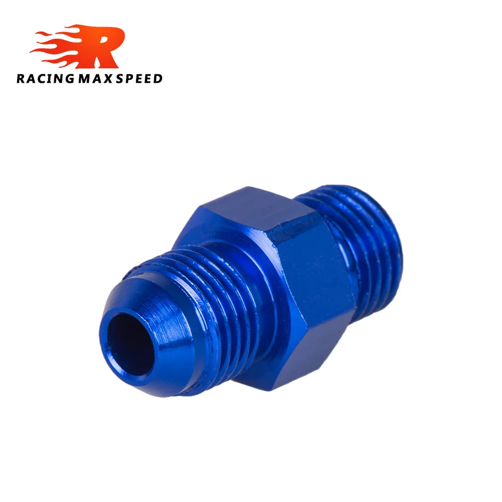 Color: Brown - Aluminum Straight Adapter Oil Cooler Fitting AN6 An10 To 1/2 3/8 1/4 Npt M10 M12 M14*1.5,an8 To M12*1.5 AN10-AN12