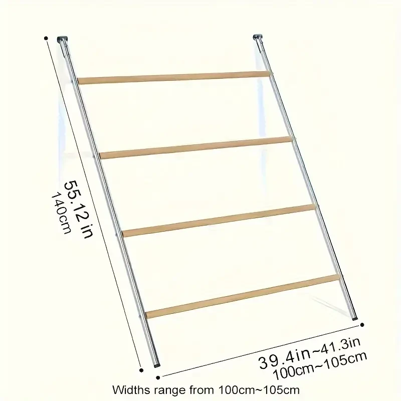 Metal Chicken Perch Stand with Wooden Bars for Hens and Other Small Animals - Durable Roosting and Training Accessory for Chicken Coop