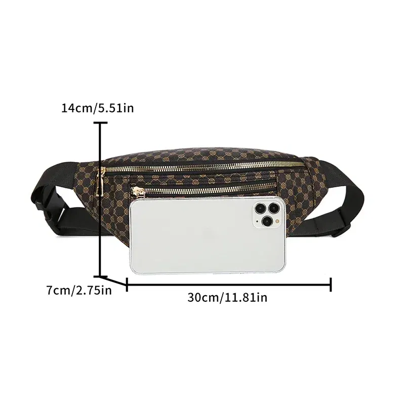 Color: GRAY - VC Men's Fanny Pack Lightweight Sports Cycling Waist Bag Classics Small Shoulder Bags for Man Belt Pouch Phone Chest Bags Male