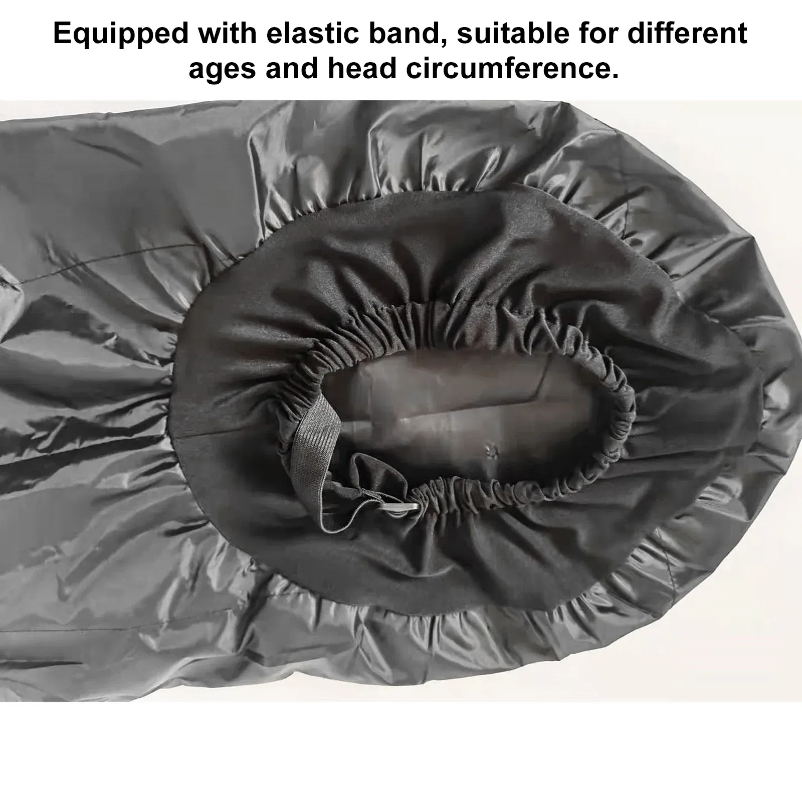 Color: Light Grey - Portable Hair Dryer Women Blow Dryer Home Salon Hairdressing Hair Dryer Hat Hair Dryer Cover Hair Care Tool