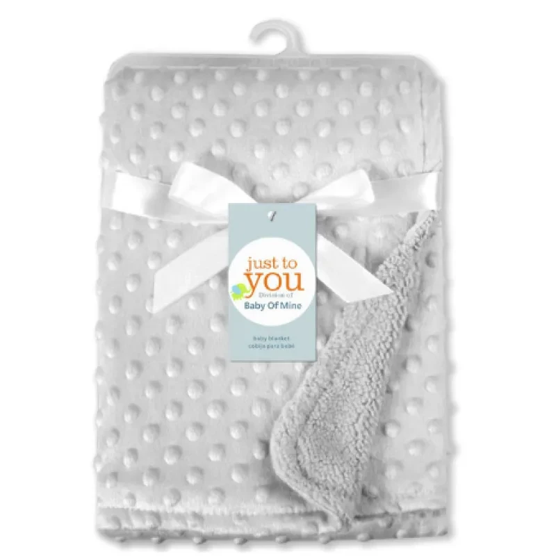 Polar Dot Cozy Swaddle Baby Blanket