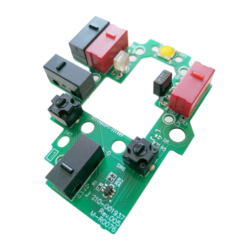 Color: Cyan - for Logitech G502 Lightspeed Wireless Mouse Repair Parts 8.0 Mouse Upper Motherboard Micro Button Key Board 594A