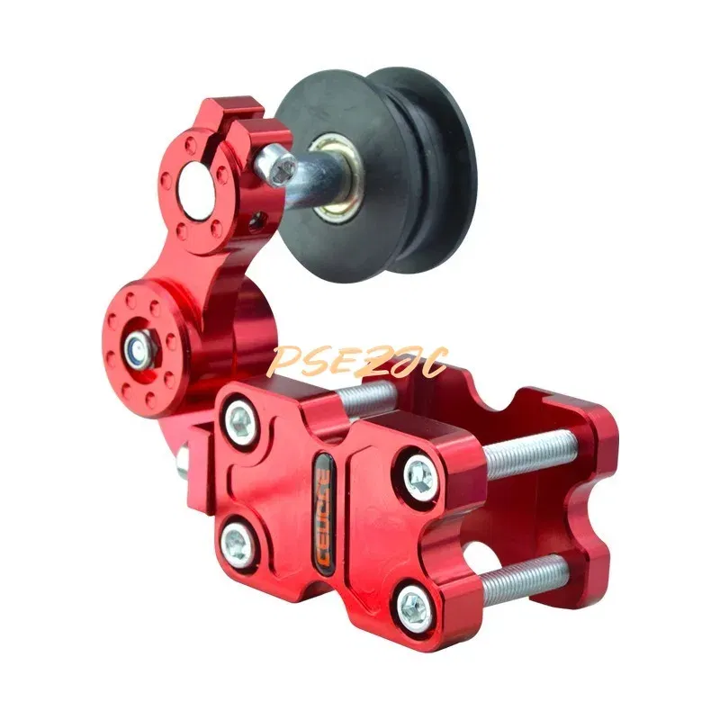 Color: WHITE - Motorcycle Chain Automatic Adjustment Modification Accessories Tensioner Chain Adjuster Chain Tightener