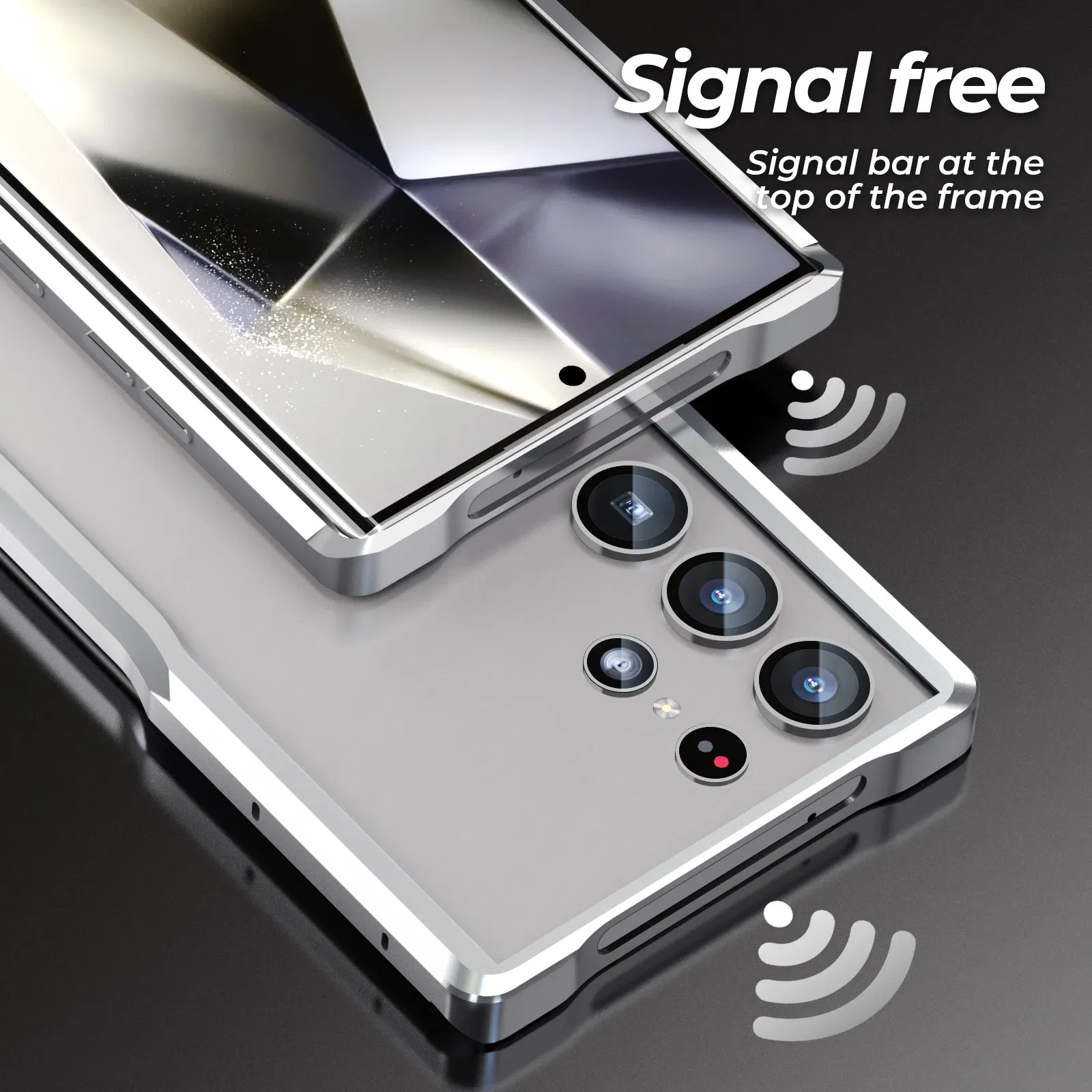 Color: Beige, Material: CANVAS - Luxury Original Metal Bumper Case For Samsung Galaxy S24 Ultra Alloy Frame S22 S23 Ultra Light Weight Aluminum Shockproof Cover
