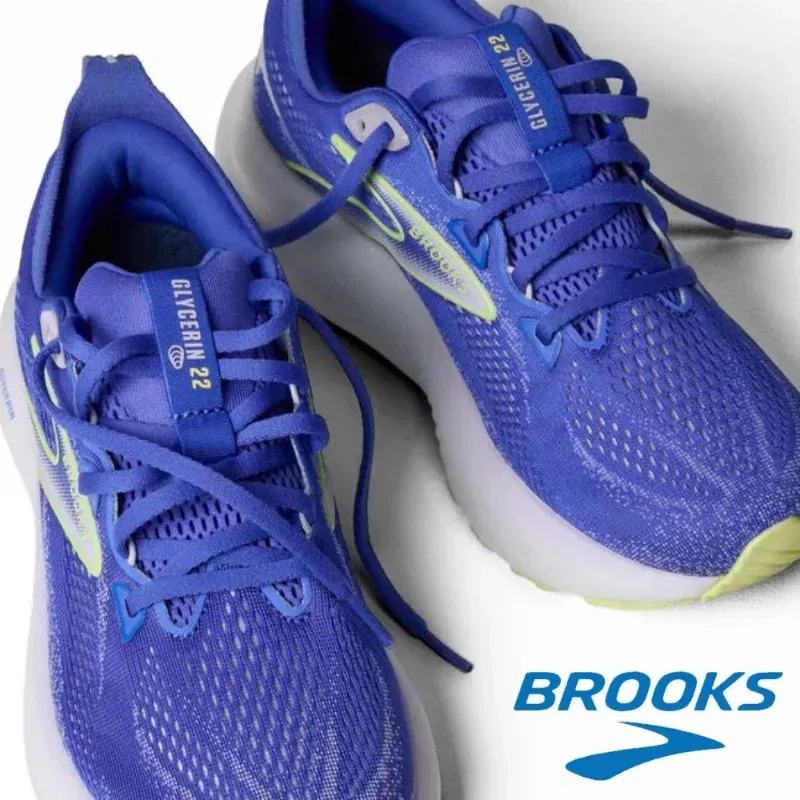 Color: GRAY, Shoe Size: 45 - Original Brooks Men?™s & Women?™s  Glycerin 22 Neutral Marathon Professional Running & Walking Shoe Casual Sneakers