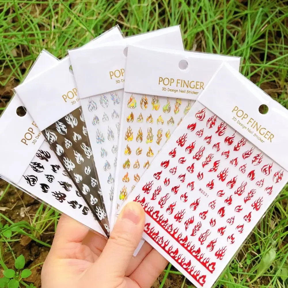 Color: Light Grey - 1PCS New English Alphabet Nail Stickers Multi-Color Laser Reflective Nail Slider Art Cool Text Nail Kit