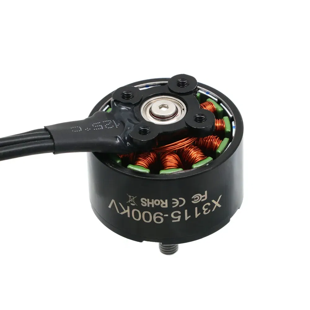 Color: WHITE - 4pcs/lot UAngel X3115 3115 900KV 1050KV 1200KV 6S Brushless Motor for FPV Freestyle 9inch 10inch Long Range Cinelifter RC Drones