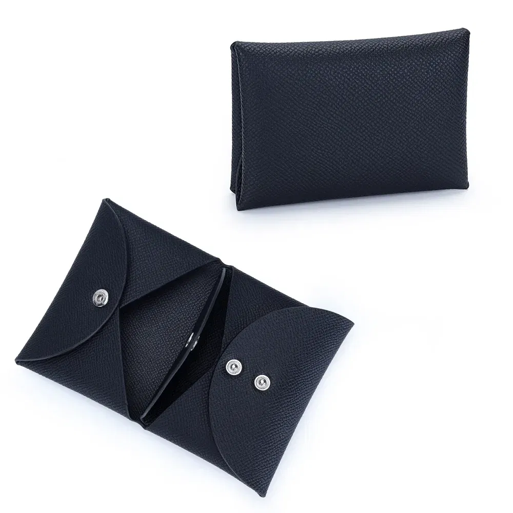 Color: Light Grey - Mini Coin Purse Genuine Leather Small Coin Wallet Genuine Leather Hasp Coin Purse Pouch Change Holder Card Holder for Men Women