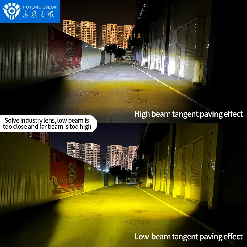Color: Black, Ships From: CHINA - Future Eyes F150 Motorcycle Led Spotlight 6000 LM Electric Vehicle Auxiliary Road Far And Near Light Tangent Light Flashing Lens
