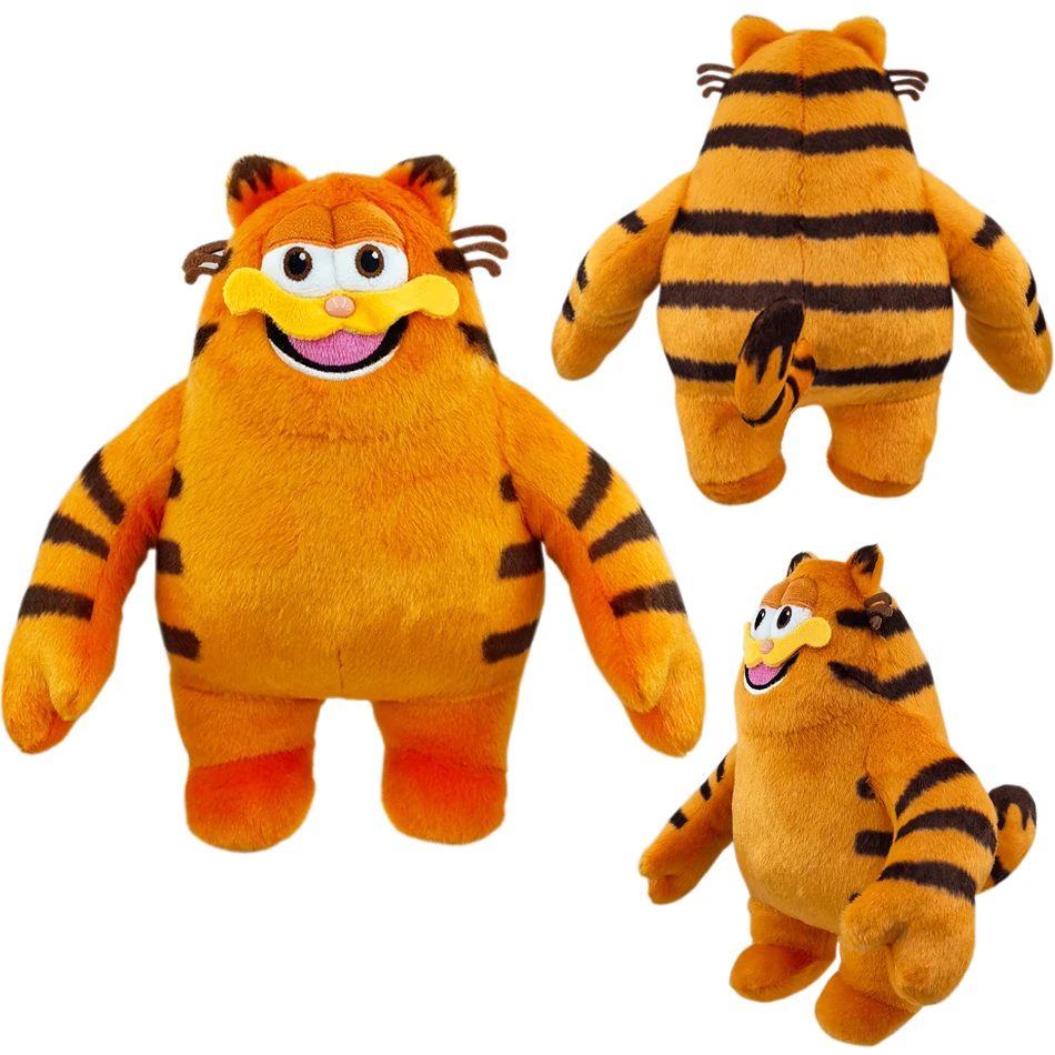 Color: Black - New 2024 25cm Garfield Plush Cute Soft Animal Anime Movie Garfield Odie Plush Stuffed Toy Doll Children Adults Fans Gift