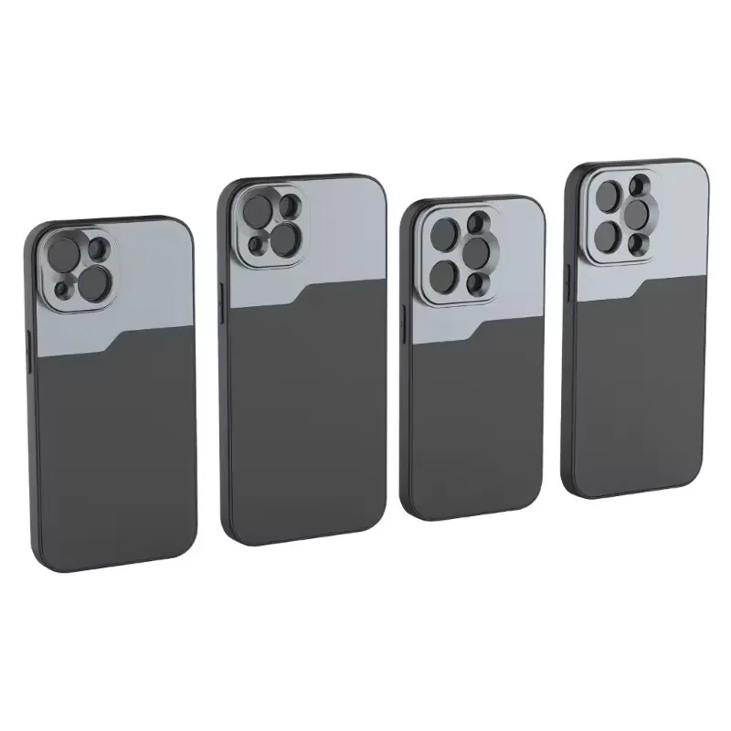Color: Rose - 17MM Thread Phone Case for iPhone 14 15 16 Plus Pro Max Anamorphic Macro Wide Angle 17MM Lens Mount Phone Case for Ulanzi Kaise