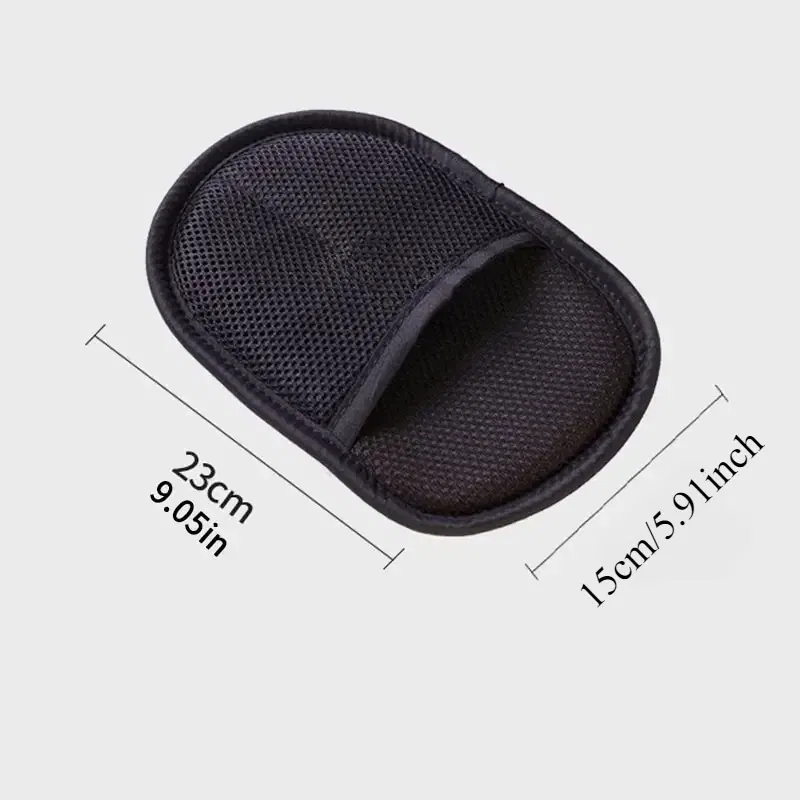 Color: Orange - Car Washing Imitation Wool Gloves Thickened Plush Car Wiping Gloves Waxing Polishing Car Cleaning Products cleaning cloth