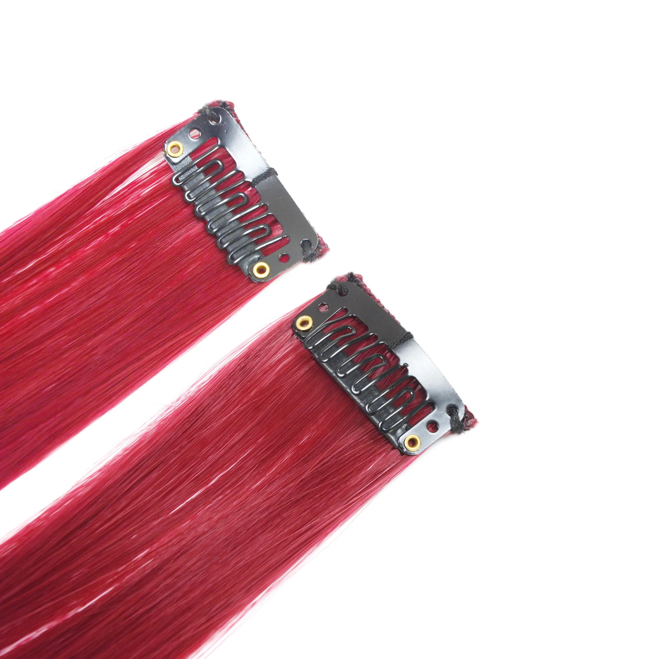 Color: P1B/30, Stretched Length: 22inches - 22" Long 37 Colors Synthetic Straight Hairpieces Hair Extensions Anti-flaming Clip In One Piece Synthetic Hair Extension