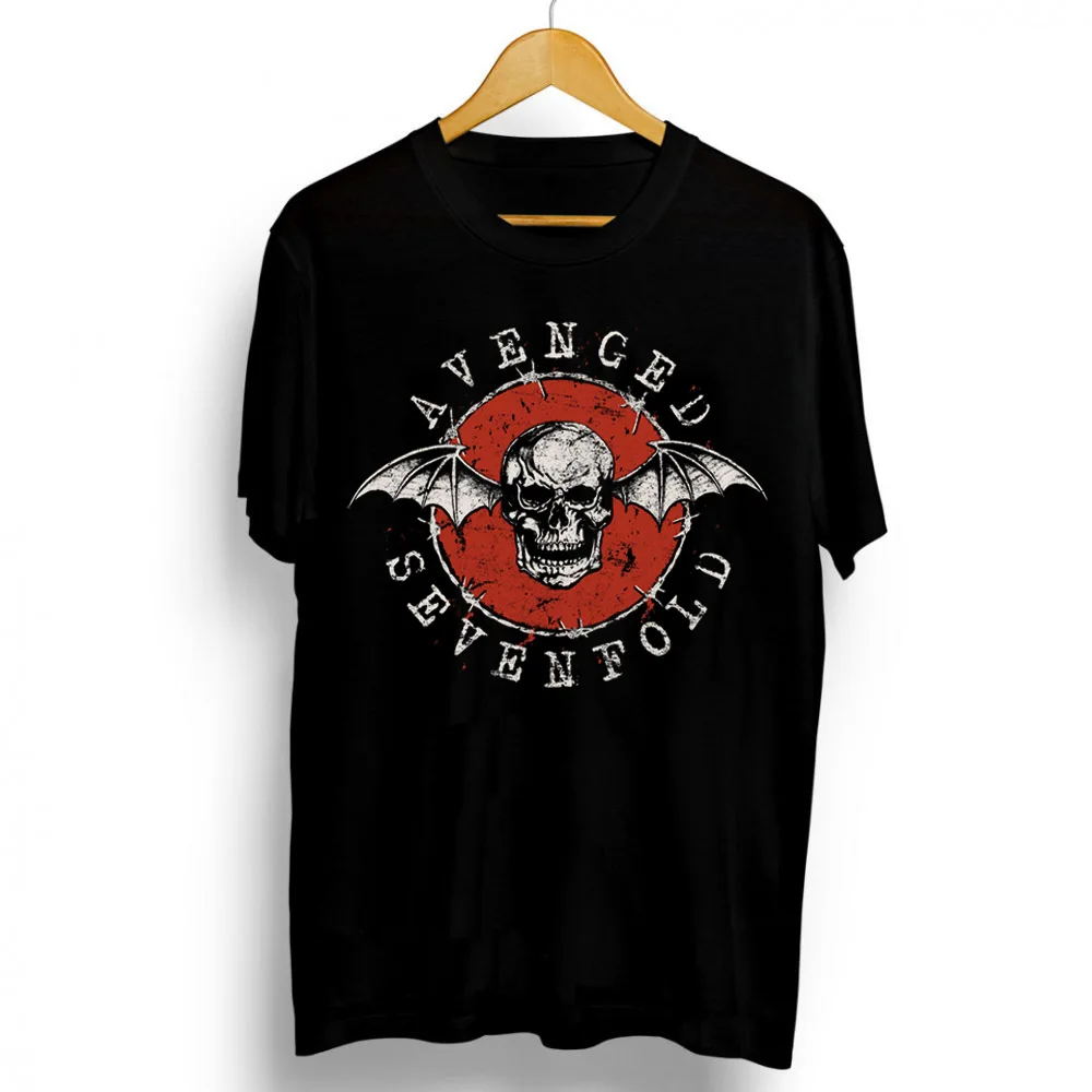 Color: Blue, Size: XL - Men Clothes Round Neck T-shirt  Heavy Metal Band Rock Cotton Breathable Print Womens Plus Size Tees