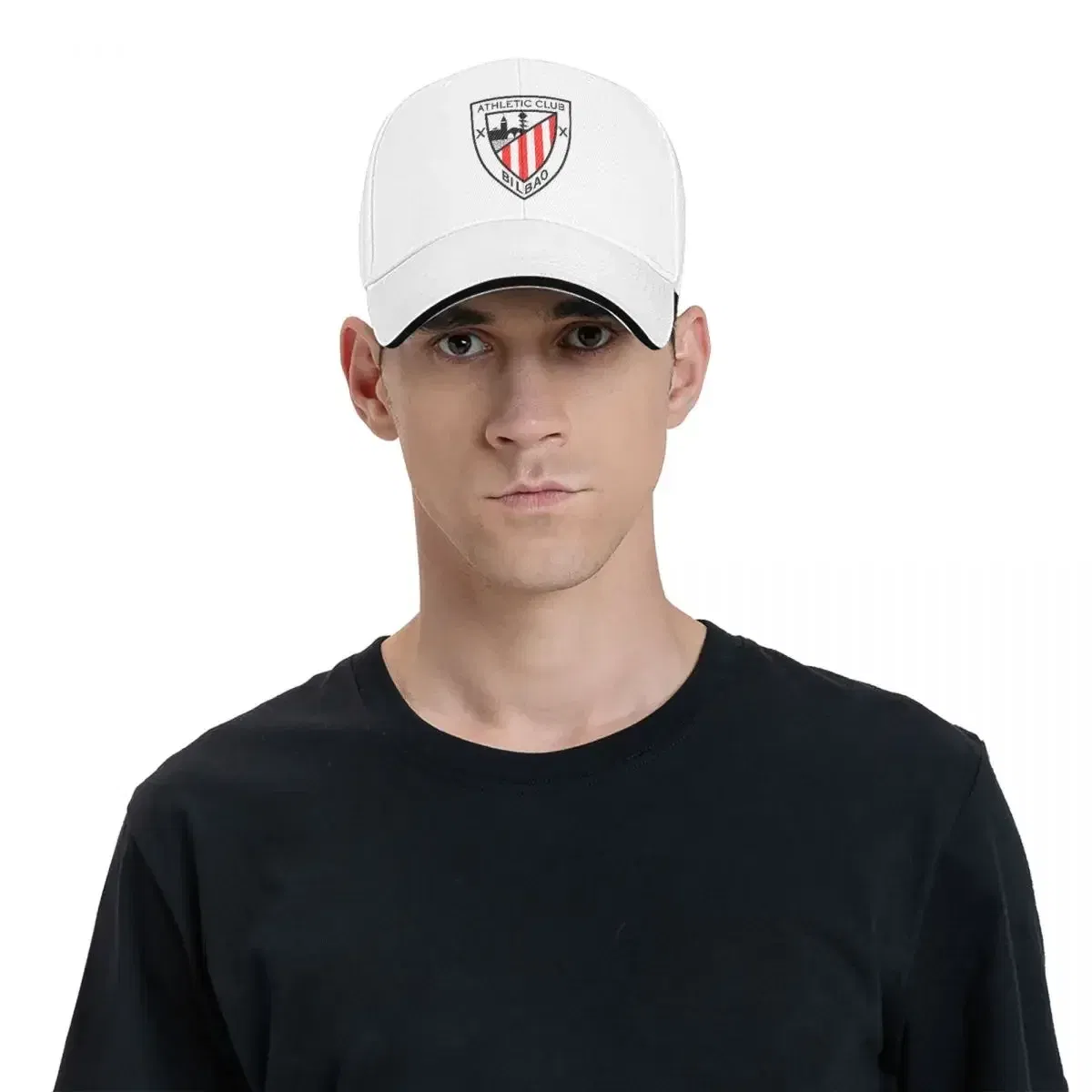 Color: Red, Size: XS - Club The Los Leones Athletics Bilbao Baseball Cap Adult Hip-Hop Sun Hats Hat Breathable Polyester Sports Cap Summer Hat