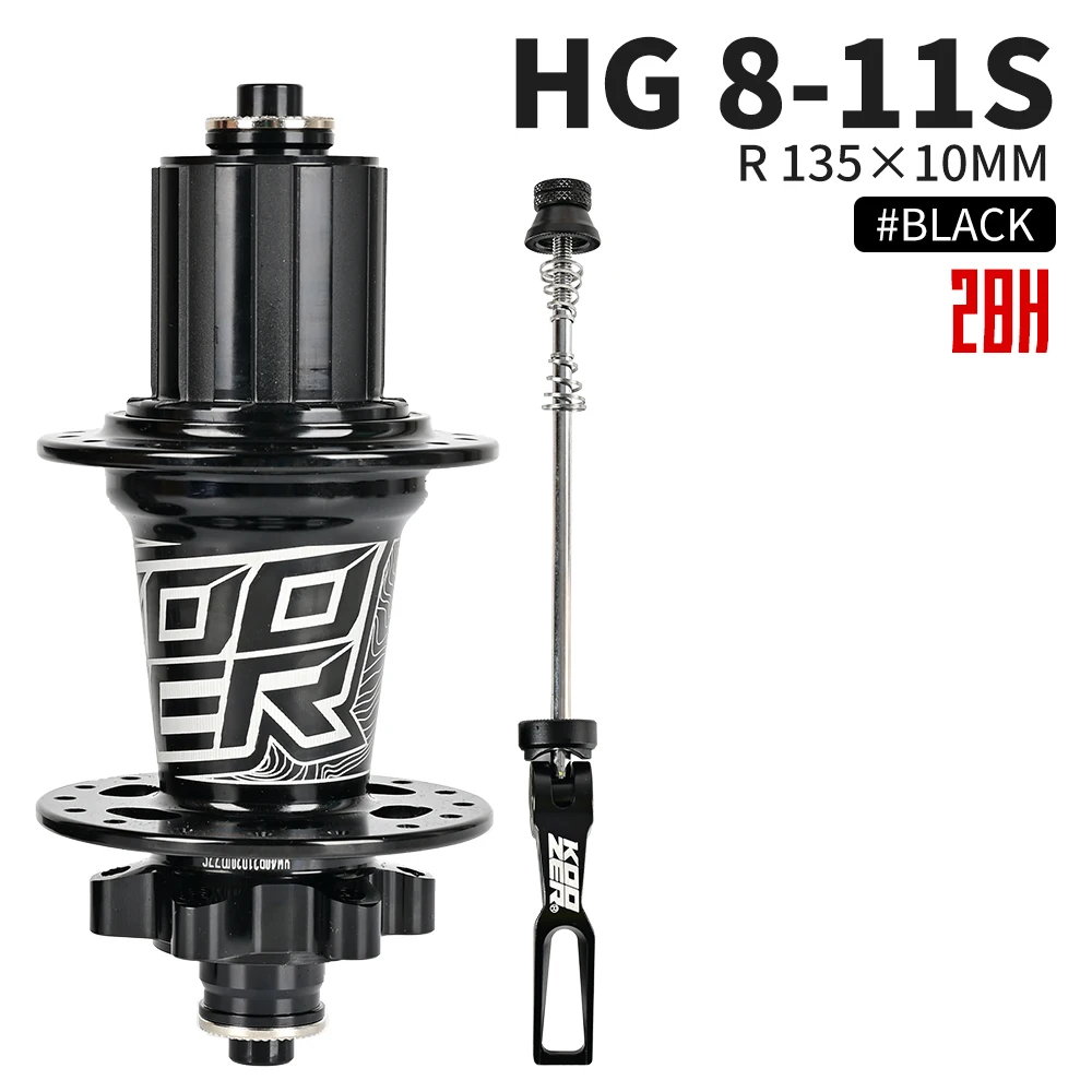 Color: WHITE - Bicycle Hubs KOOZER XM490 Mountain Bike Hubs 6 Pawl 72 Click 28 32 36H Holes HG SX NX 8-12 Speeds 26 27.5 29 Inches Rear Hubs