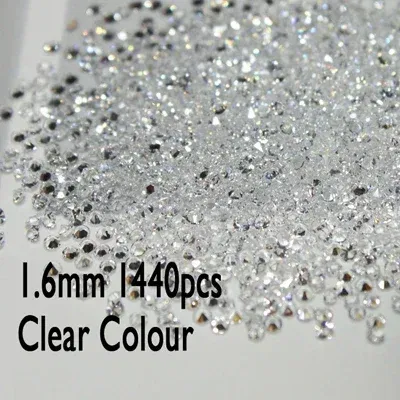 Color: Middle Brown - 1440pcs Shiny Crystal AB Mini Pixie Nail Rhinestones Glitter 3D Micro Diamonds for Nails Art DIY Accessories