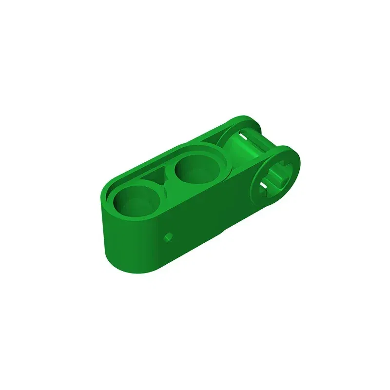 Color: Orange - Gobricks GDS-936 Technical, Axle and Pin Connector Perpendicular 3L with 2 Pin Holes compatible with lego 42003 Educational