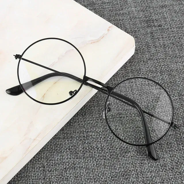 Frame Color: MULTI - Retro Round Frame Anti-blue Radiation Glasses Ultralight Men Women  Blue Light Blocking Glasses Eyewear Computer Goggles
