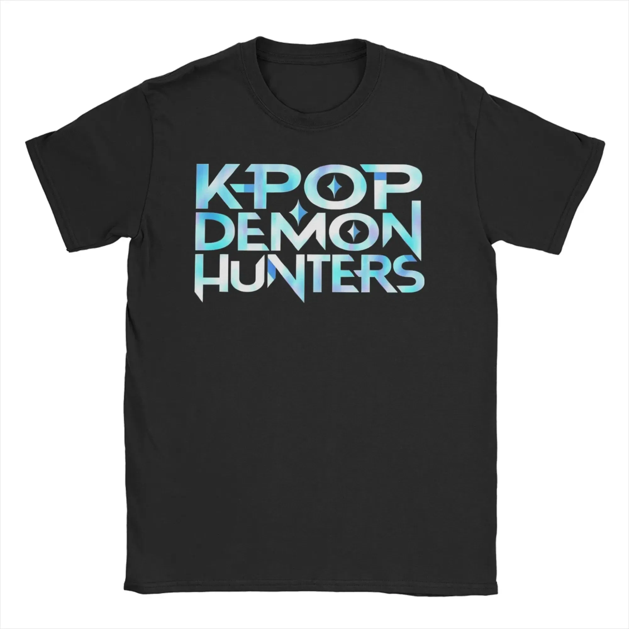 Color: Brown, Size: S - Men Women T-Shirts Kpop Demon Hunters Zoey Huntrix Amazing Cotton Tees Short Sleeve T Shirt O Neck Clothes Printing