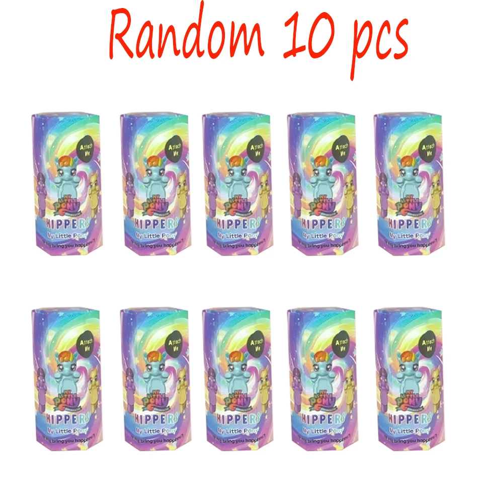 Color: black - Nieuwe My Little Pony Sonny Angel Blind Box My Little Pony Anime Figuren Ornamenten Poppen Fans Kinderen Kerstcadea