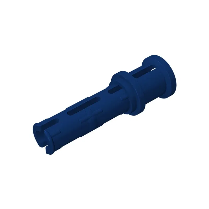Color: Light Blue - Gobricks 10PCS Bricks Technical Pin 3L with Friction Ridges Lengthwise and Stop Bush Compatible With 32054 Assembles Block
