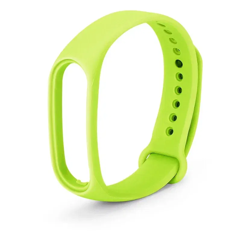 Band Color: Light Pink White, Band Width: 18mm, Ships From: CHINA - Silicone Watch Strap For Xiaomi Mi Band 7 6 5 4 3 Wristband Bracelet Wrist Straps MiBand 3/4 band5 band6 Smartwatch Accessories