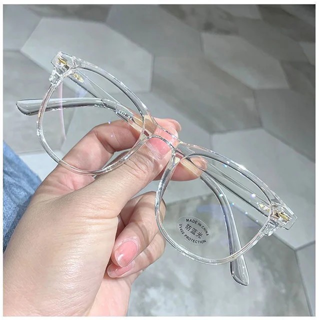 Anti Blue Light Myopia Glasses  Ultralight Transparent Nearsight Glasses