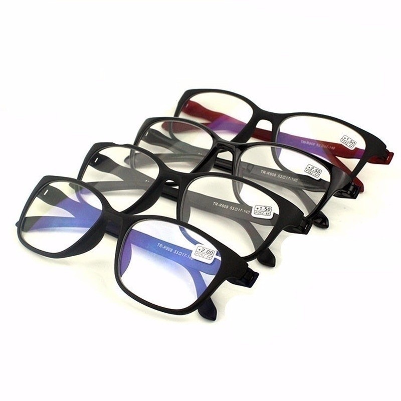 Mens HD Reading Glasses  Blue Light Blocking Presbyopic Eyewear
