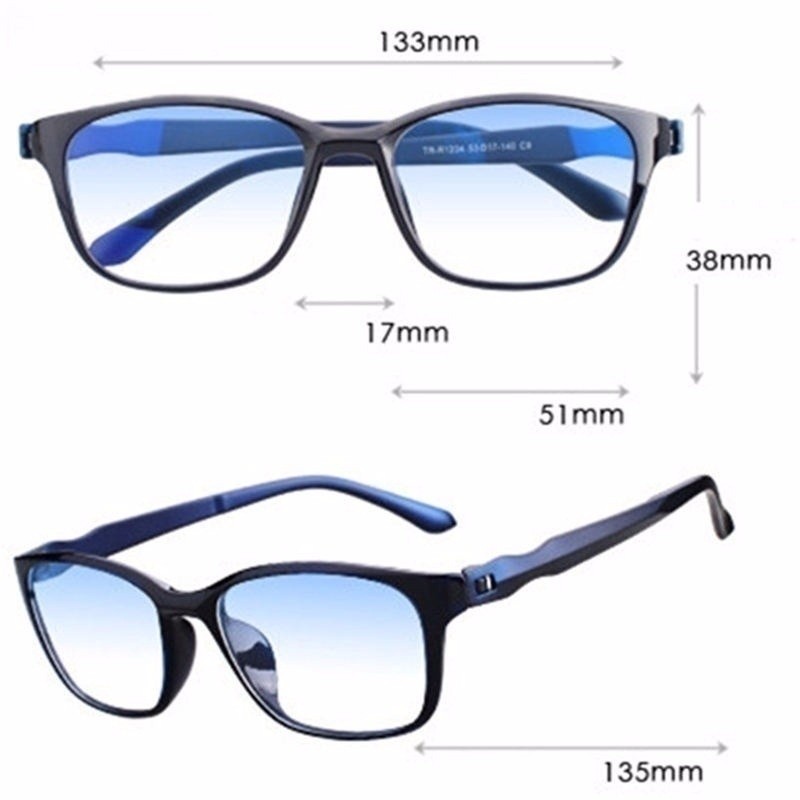 Mens HD Reading Glasses  Blue Light Blocking Presbyopic Eyewear