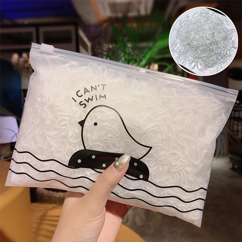 1000pcs Colorful Small Disposable Hair Bands