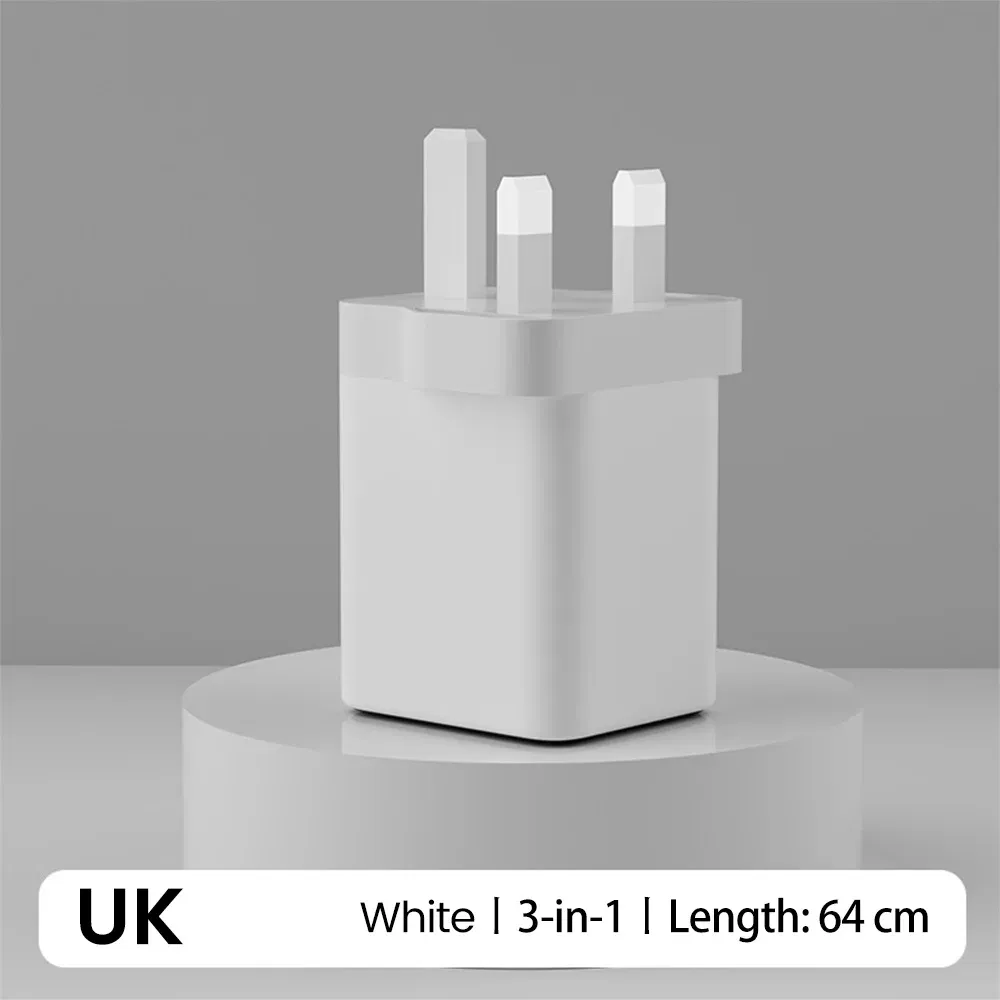 Plug Type: BR - 120W Super Fast Charge Type C USB Phone Charger With Telescopic Retractable USB C Cable For Iphone 16 15 Samsung Laptop
