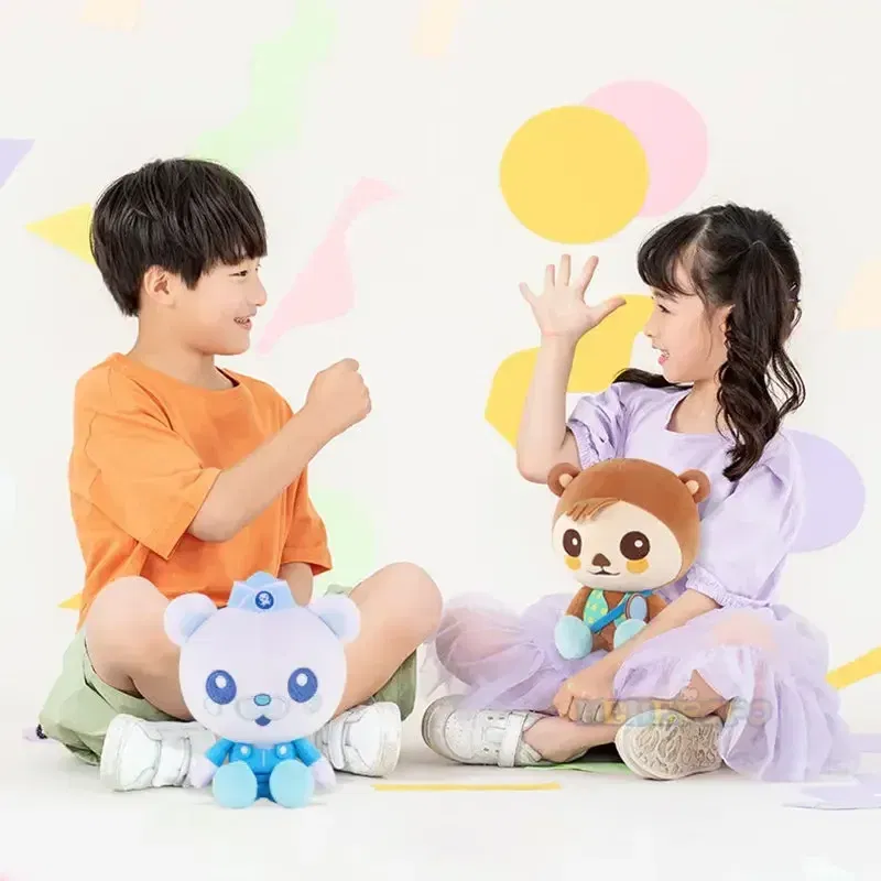 Color: MistyRose - 35cm Original Octonauts Plush Toys Barnacles Peso Kwazii Tweak Vegimal Animal Stuffed Party Birthday Gift Kid Christmas Girl Toy