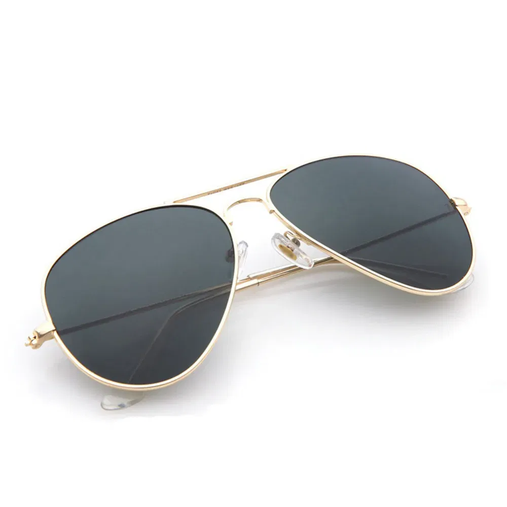 Lenses Color: Gold, Frame Color: other - FOENIXSONG Fashion Sunglasses for Women Men Pilot Round Gradient Mirror Women's Glasses Oculos Lentes Gafas De Sol