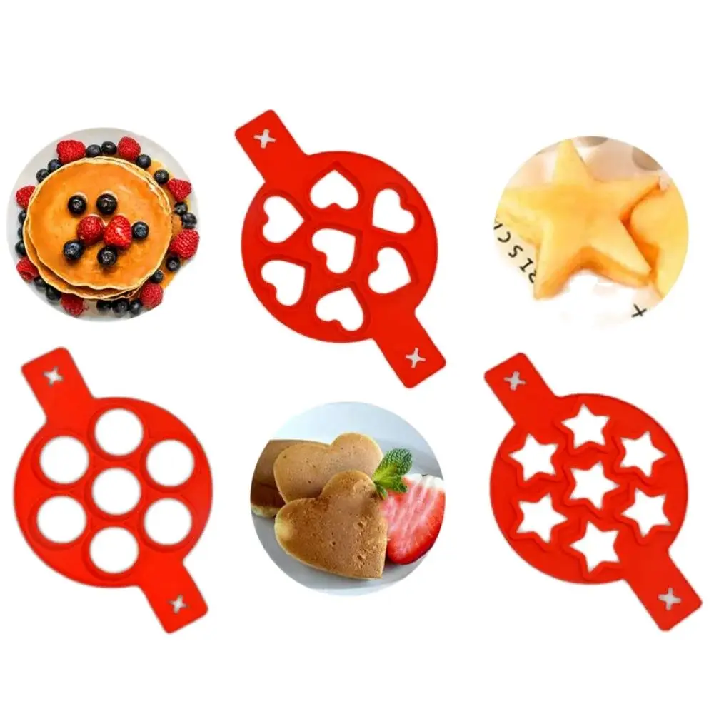 Color: Army Green - Egg Pancake Ring Non-stick Pancake Machine Mold Silicone Egg Frying Pan Forming Machine Omelet Mold Kitchen Baking Accessories