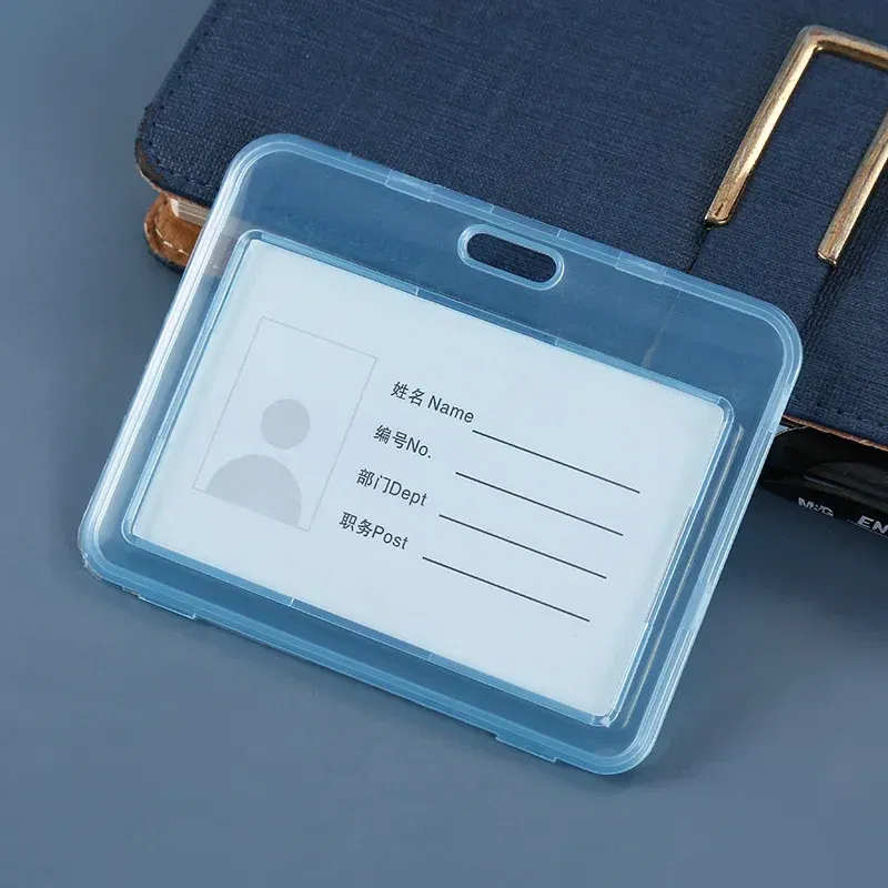 Color: black - Women Men Card Cover Case Plastic Transparent Business Credit Cards Bank ID Card Sleeve Protect Holder Case for Student