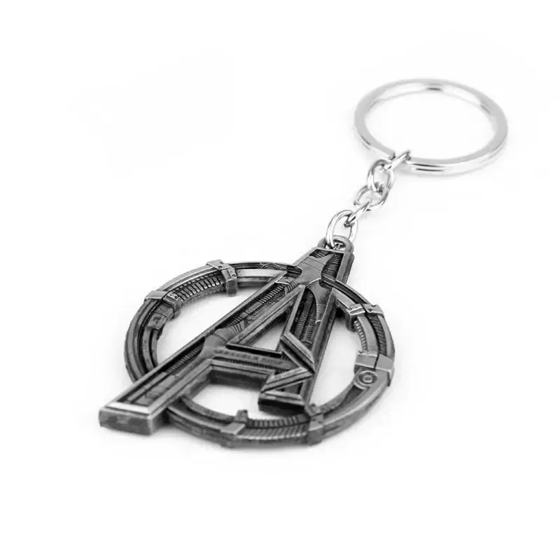 Color: WHITE, Ships From: CHINA - Marvel Logo Keychain The Avengers Figure Captain America Backpack Key Holder Jewelry Accessories Keyrings for Fan Gifts