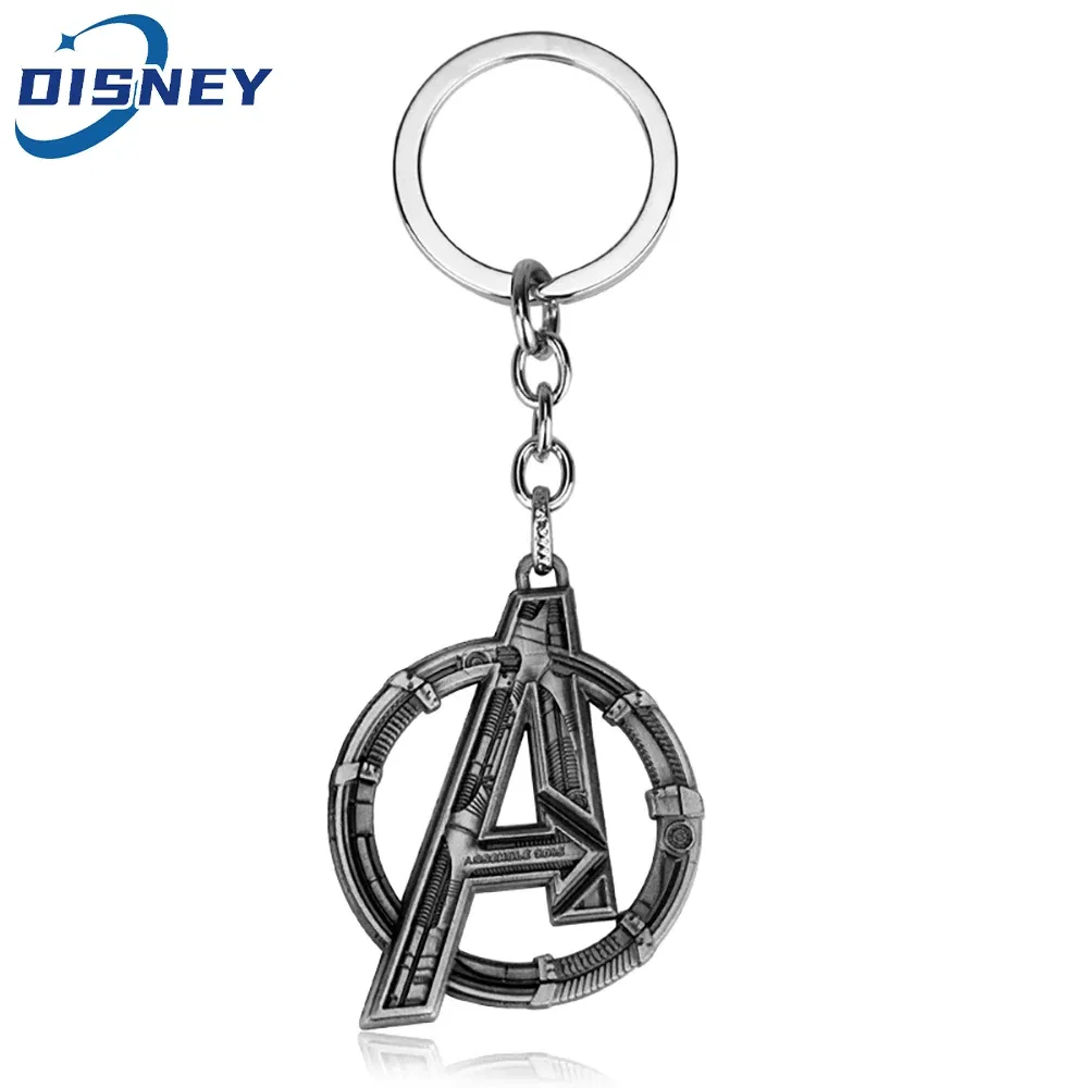 Color: WHITE, Ships From: CHINA - Marvel Logo Keychain The Avengers Figure Captain America Backpack Key Holder Jewelry Accessories Keyrings for Fan Gifts