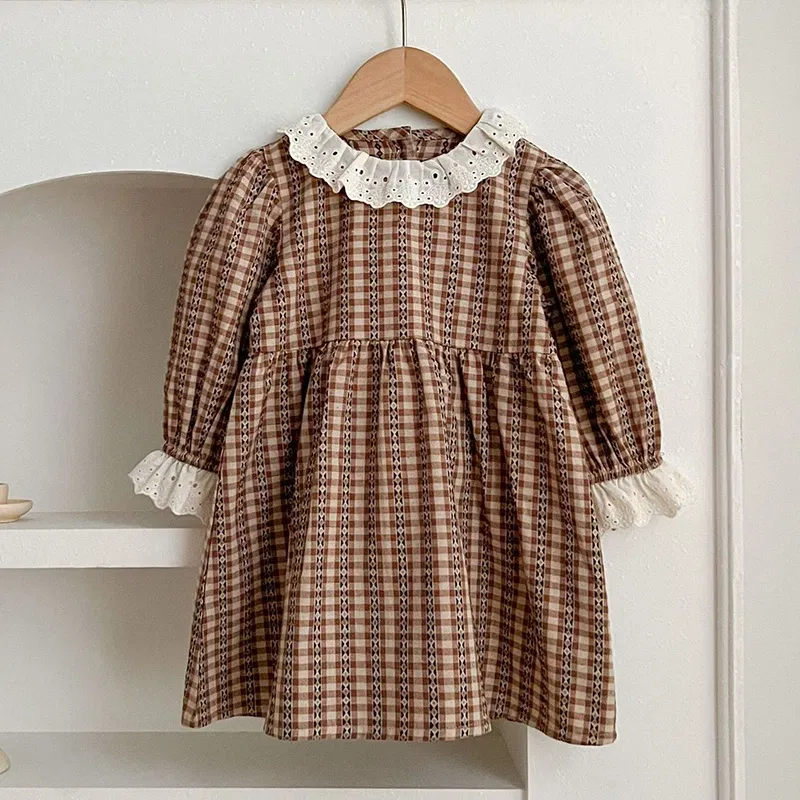 Color: Red, Size: M - Spring Baby Girls Long Sleeve Sweet Sisters Flower Print Dress Autumn Infant Rompers Kids Baby Girls Princess Clothes Rompers