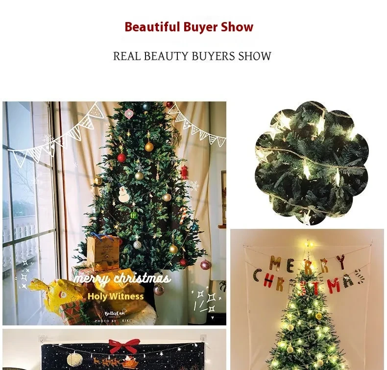 Christmas Background Fabric Garage Door Decoration Holiday Party