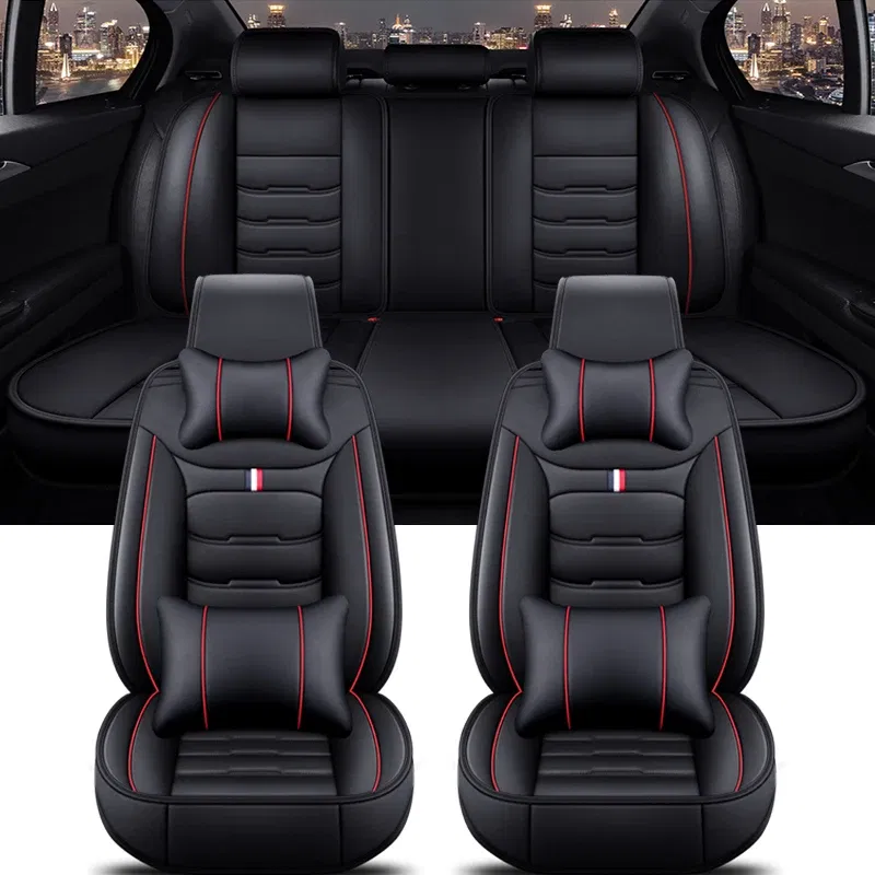 Color Name: moon blue, Ships From: CHINA - Universal Car Seat Cover for HYUNDAI All Car Models Solaris Sonata Creta Encino Elantra Ix25 Ix35 Kona Auto Accessories Interior