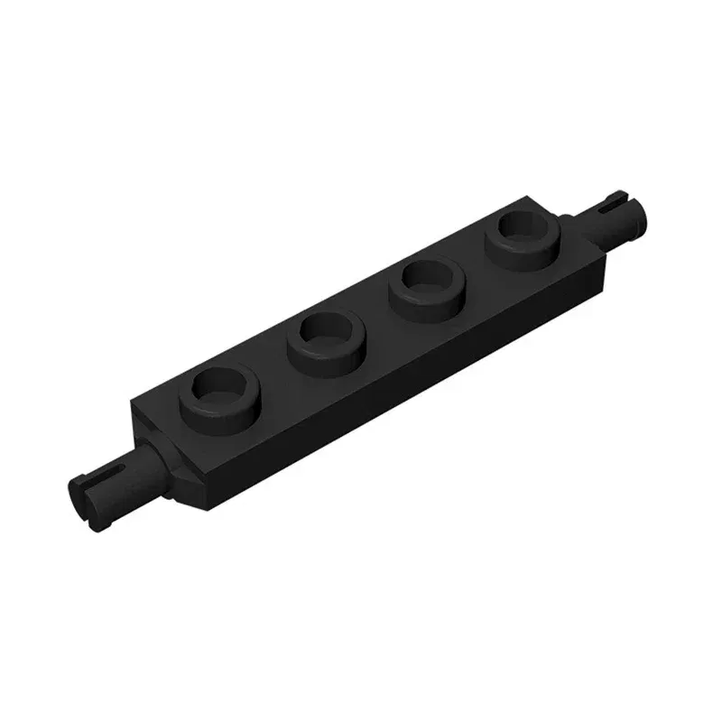 Color: light yellow - Gobricks GDS-1067 Plate, Modified 1 x 4 with Wheels Holder compatible with lego 2926 toys Assembles Building Blocks Technical
