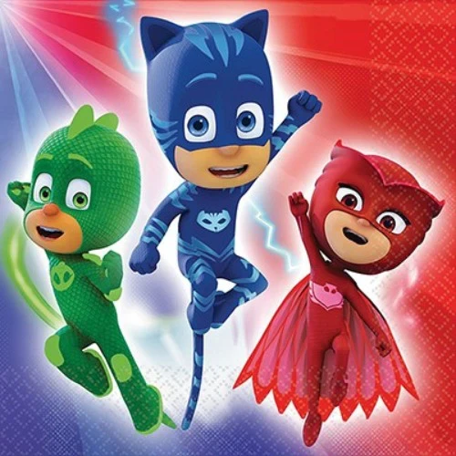 PJ Masks Luncheon Napkins - Pack of 16