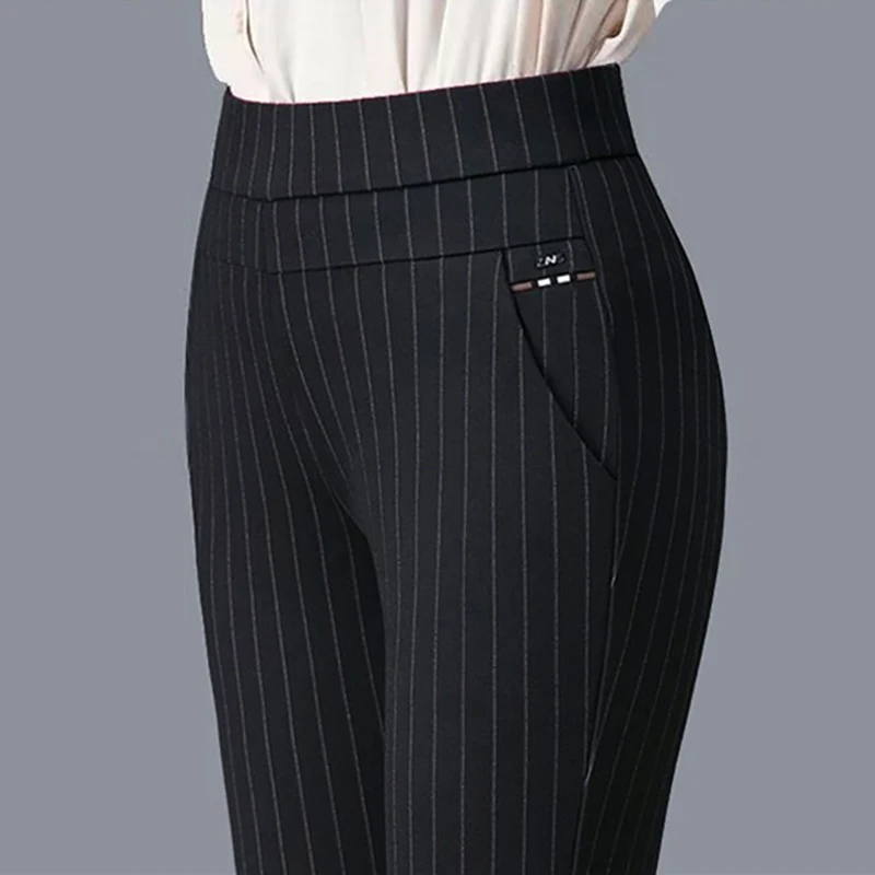 Color: Ivory, Size: XXL - Thin & Thick Warm Winter Pencil Pants Womens Snow Plush Strench Lady OL SkinnyTrousers Femal Thichen Slim Clothing Leggings