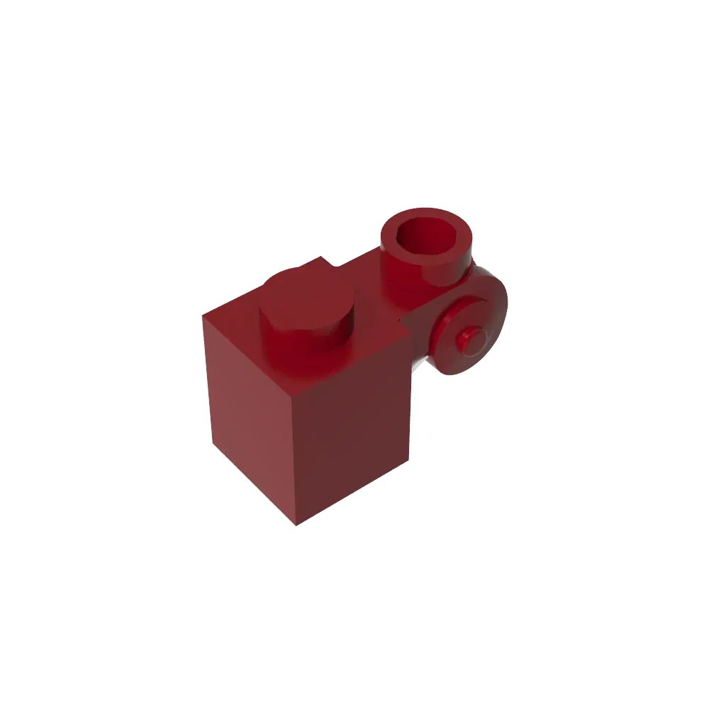 Color: WHITE - Gobricks GDS-M150 Brick Special 1 x 1 with Scroll with Open Stud compatible with lego 20310 Assembles Building Blocks