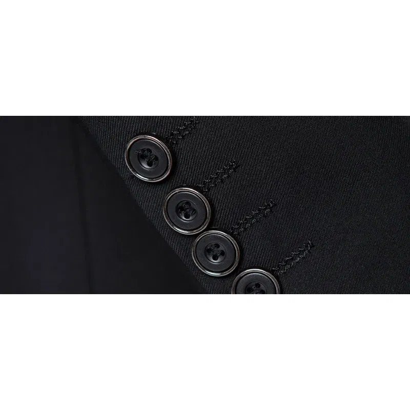 Color: Dark Grey, Size: XXL - Shenrun Men Tuxedo Slim Fit Fashion Suit Wedding Shawl Lapel 3 Pieces Skinny Single Breasted Jacket Party Prom Singer Costume
